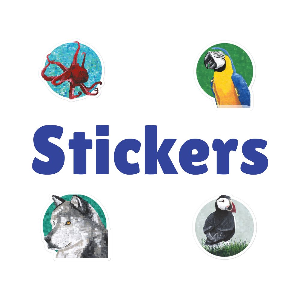Stickers - Stickers - Dorrin Gingerich Art - Stickers Dorrin Gingerich Art