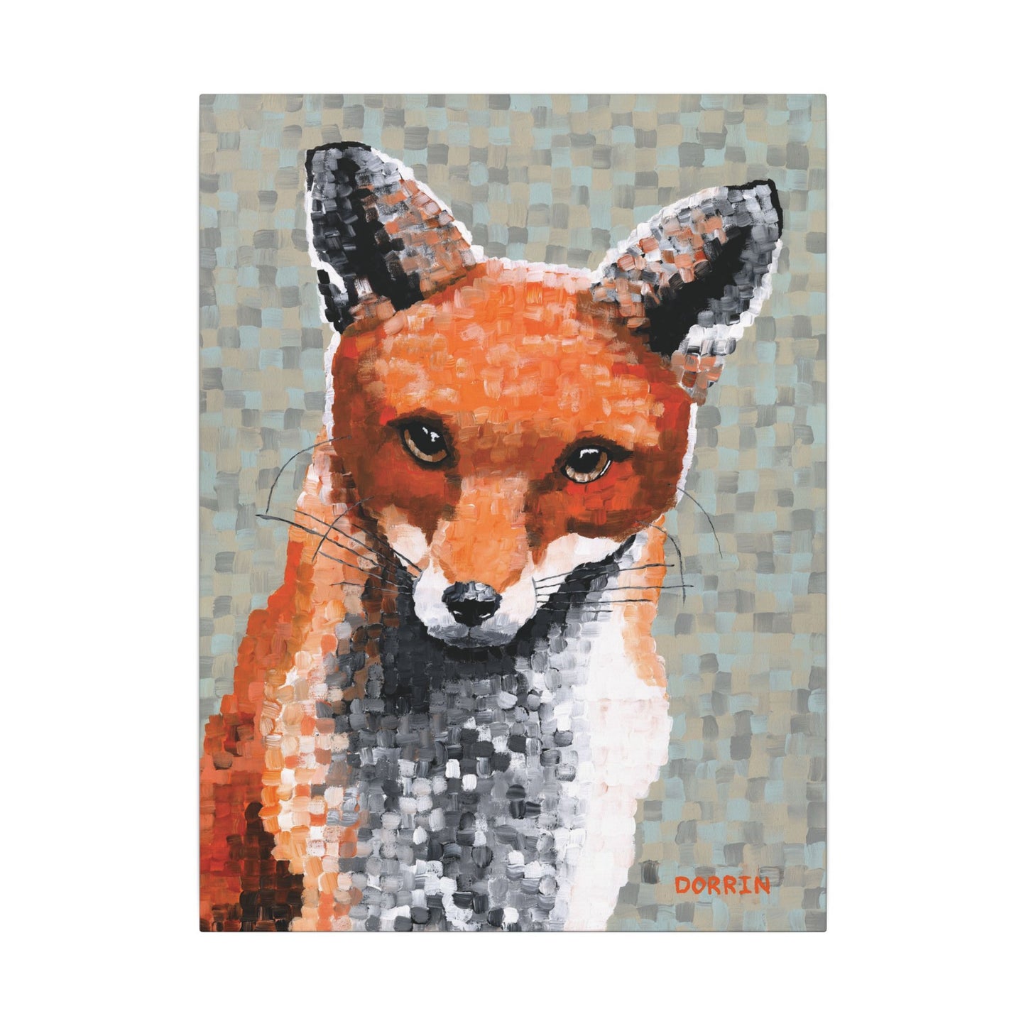 Red Fox Canvas Print | Bold Animal Portrait