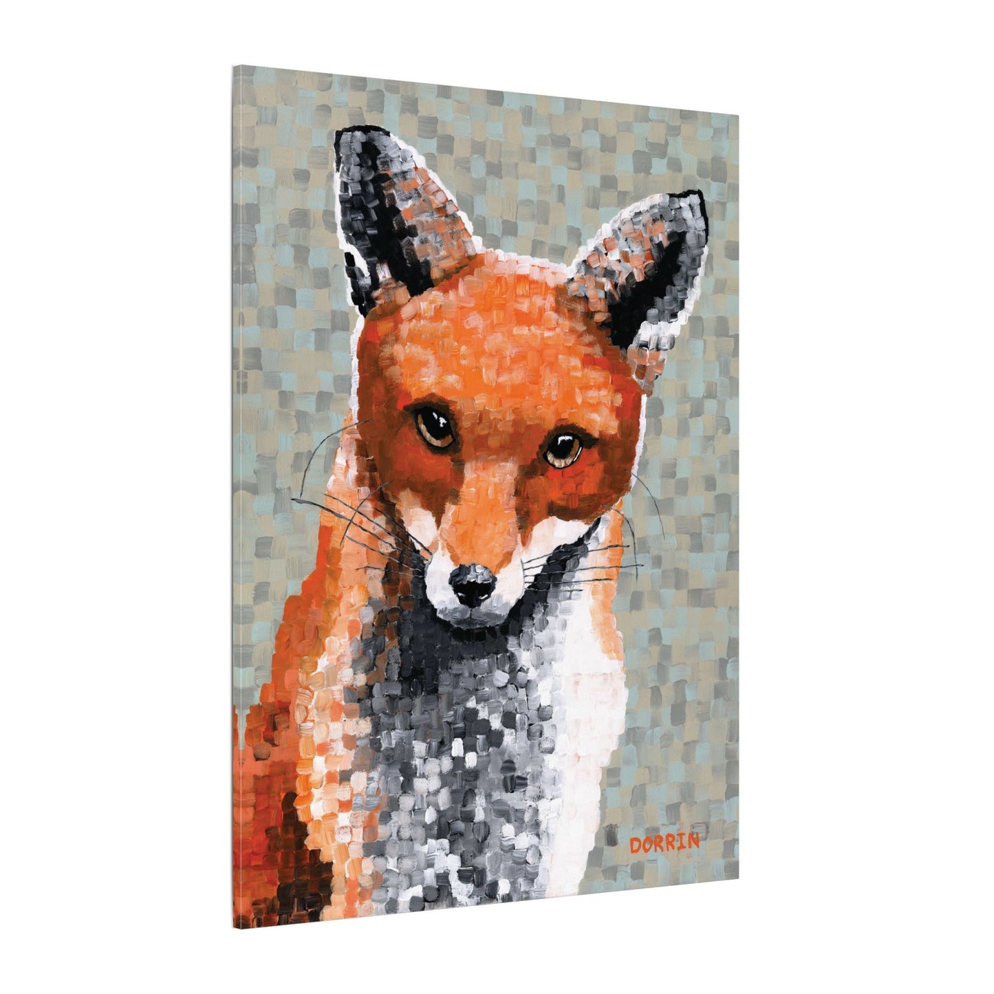 Red Fox Canvas Print | Bold Animal Portrait