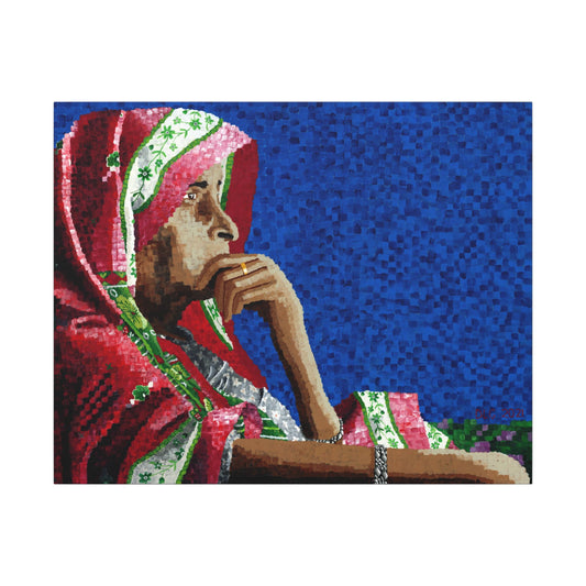 Indian Woman at Wedding | Canvas Print