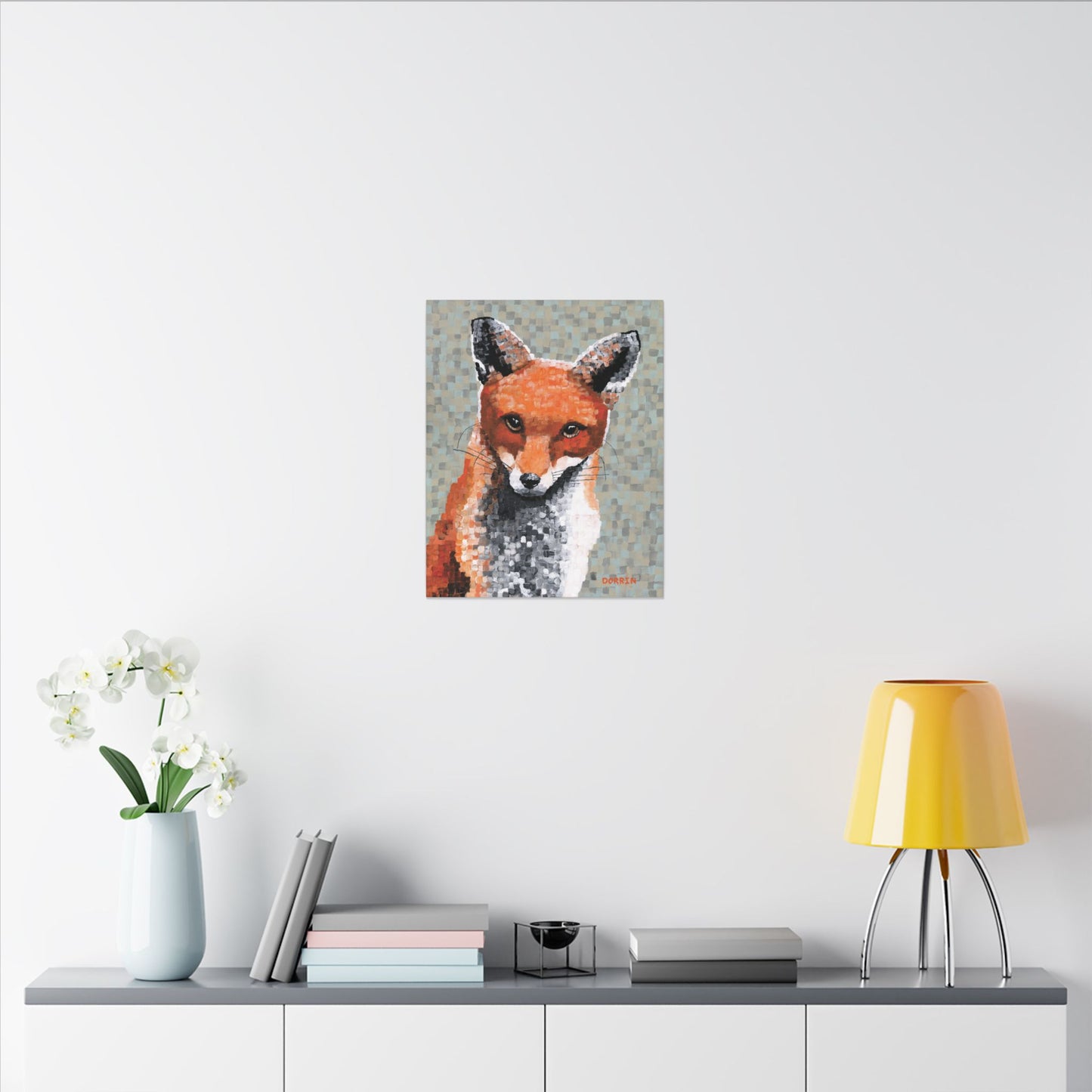 Red Fox Canvas Print | Bold Animal Portrait