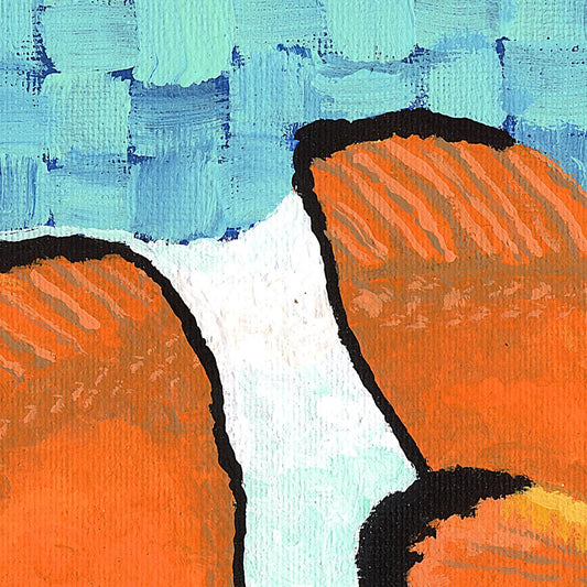 Clownfish | 8x10 | ORIGINAL - Clownfish | 8x10 | ORIGINAL - Dorrin Gingerich Art - Clownfish 1 | 8x10 | Clownfish acrylic painting prints on 8x10 canvas – quality artwork for artwork collection or home décor.
