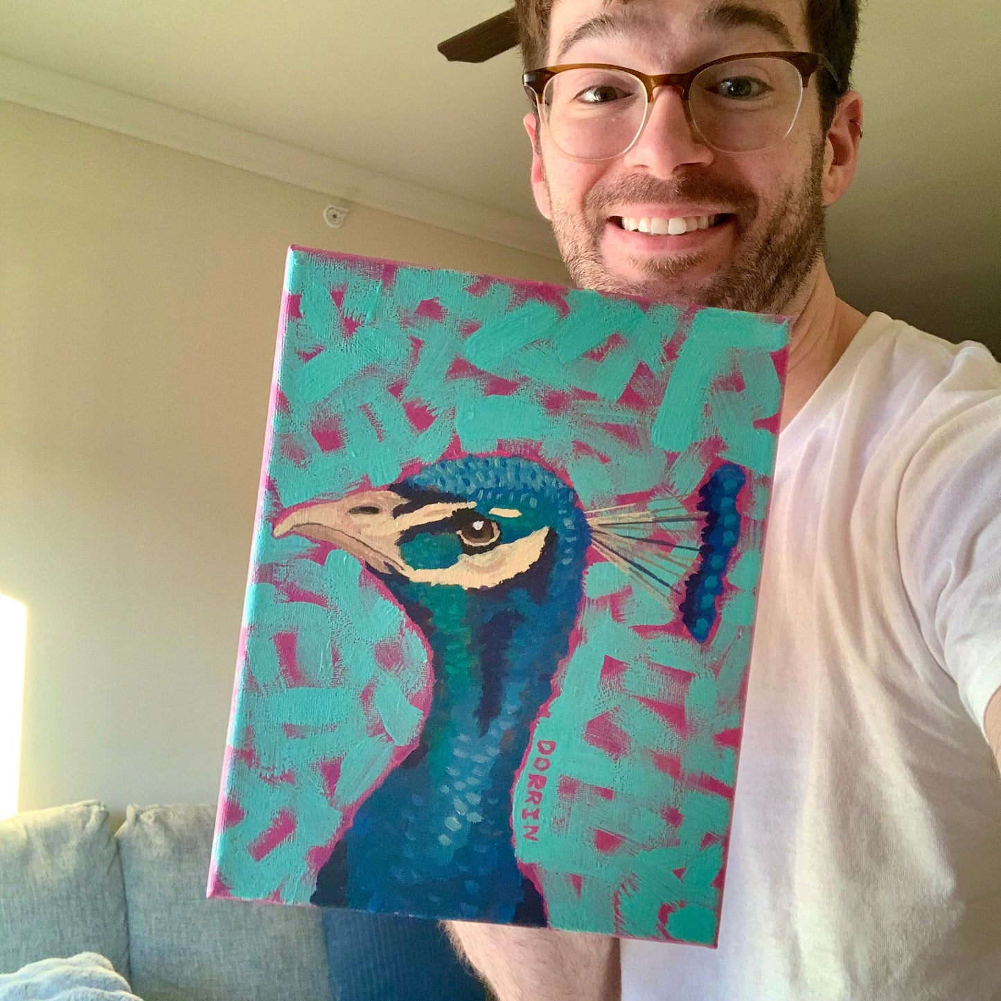 Peacock | 8x10 | ORIGINAL