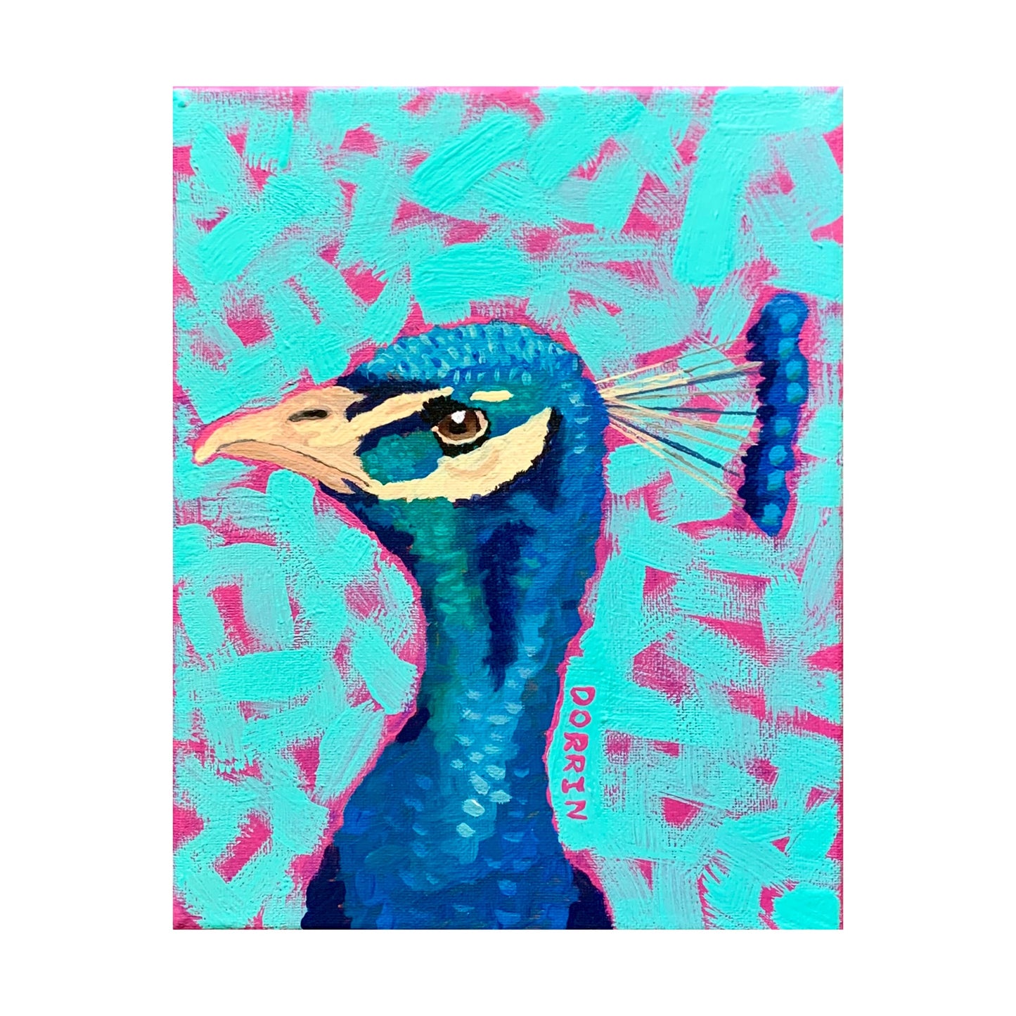 Peacock | 8x10 | ORIGINAL