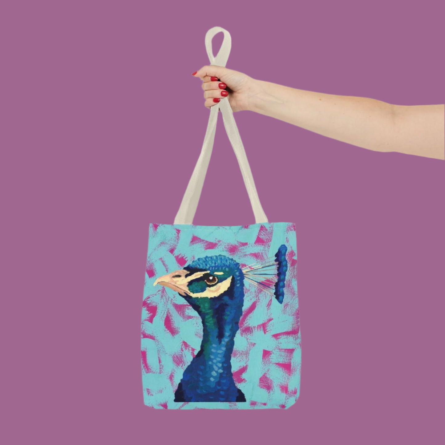 Peacock Tote Bag - Dorrin Gingerich Art
