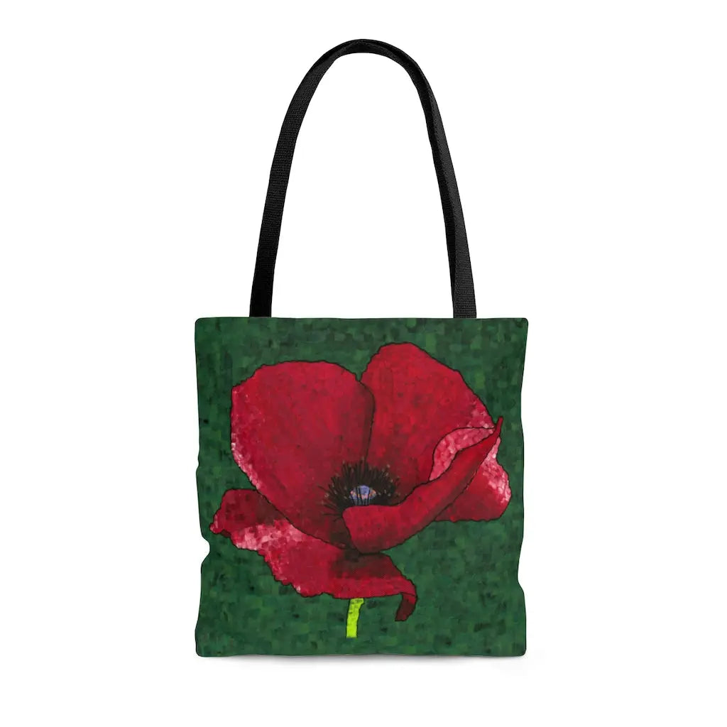 Poppy Flower 1 Tote Bag - Dorrin Gingerich Art