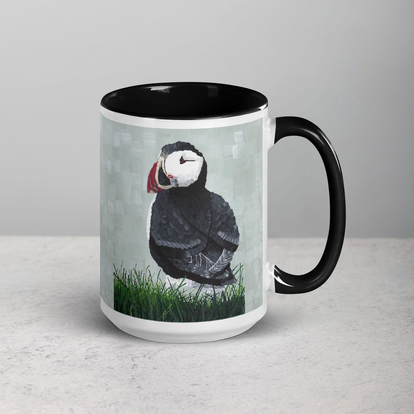 Puffin Mug - Dorrin Gingerich Art