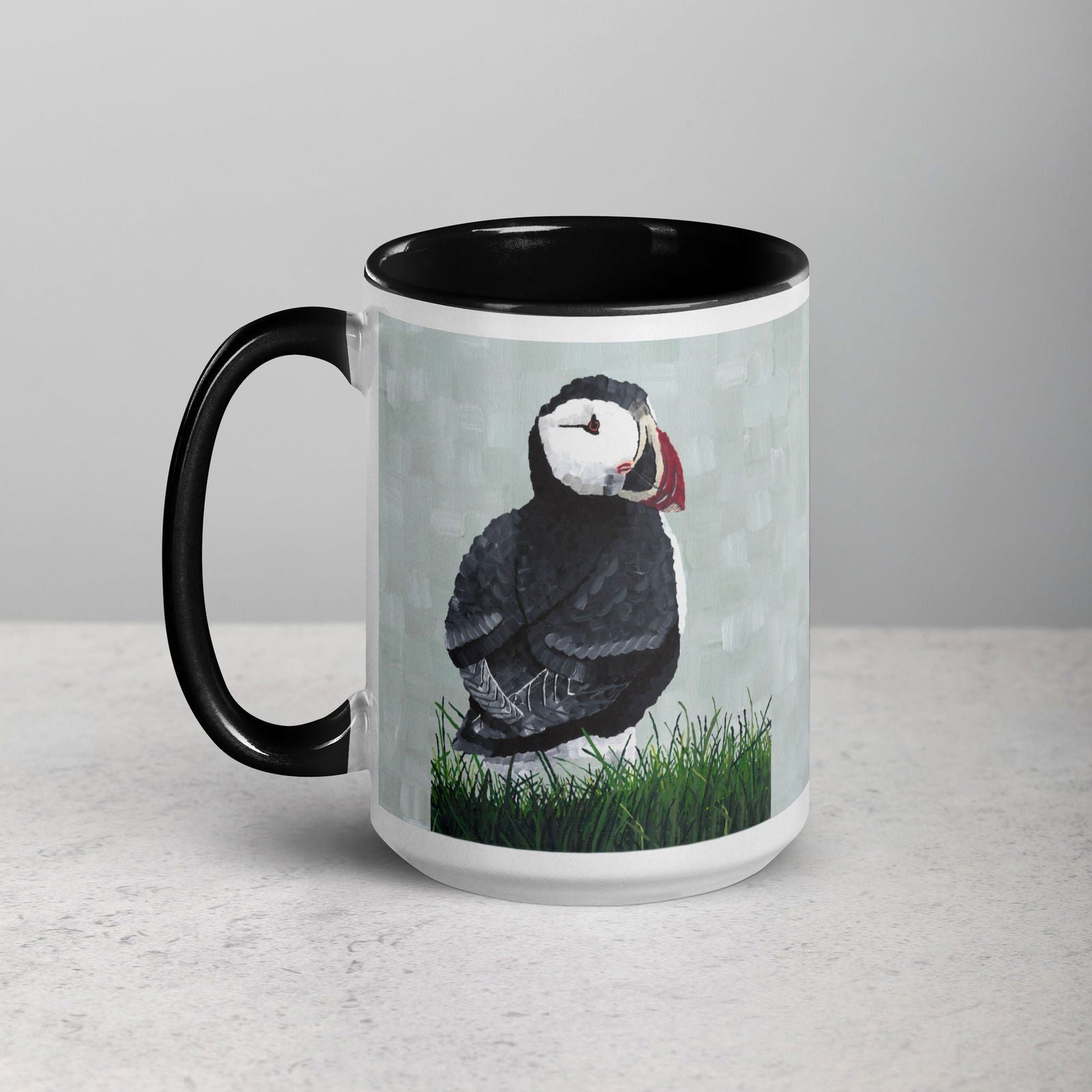 Puffin Mug - Dorrin Gingerich Art