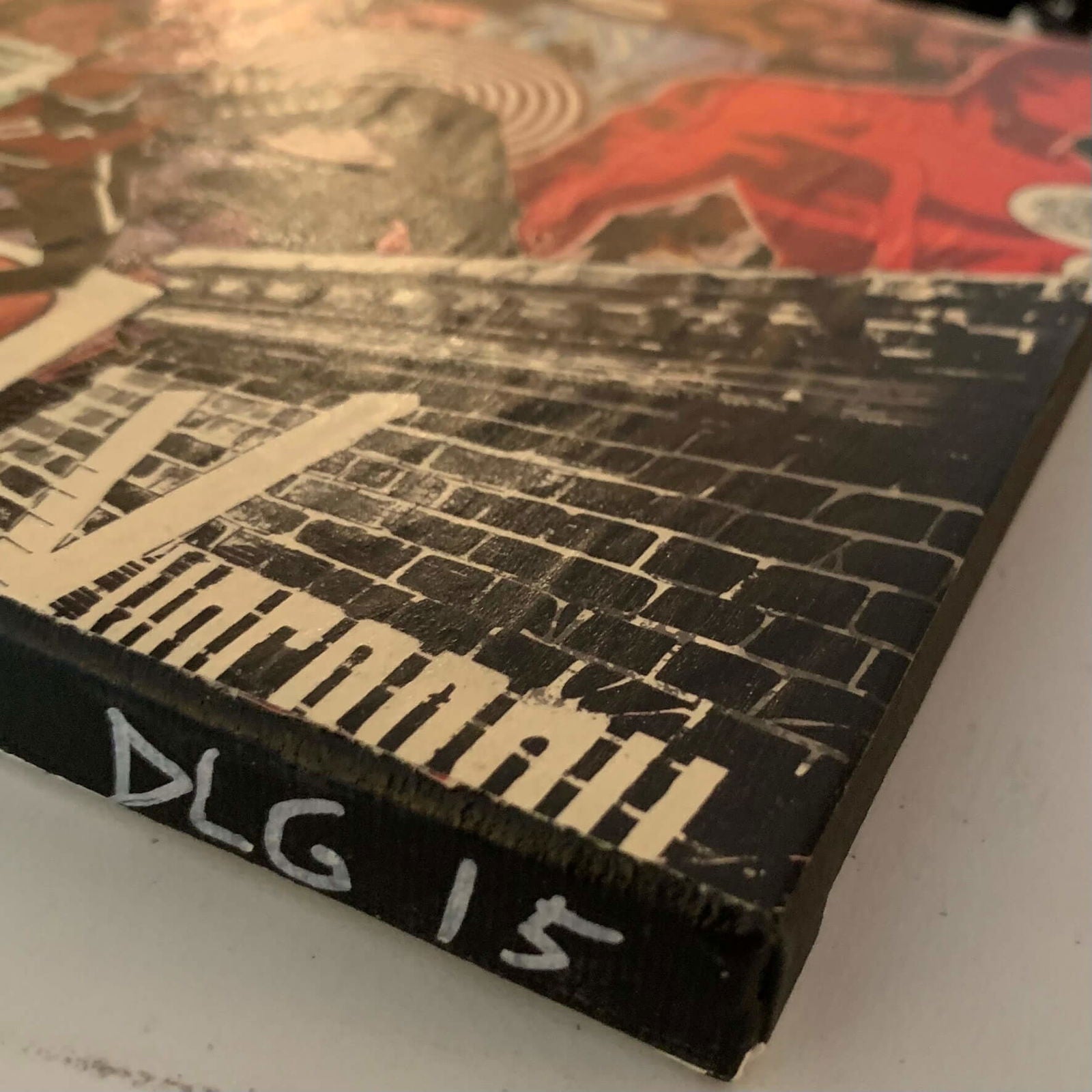 X-Man | Comic Collage | 8x10 | ORIGINAL - X-Man | Comic Collage | 8x10 | ORIGINAL - Dorrin Gingerich Art - XMqn Dorrin Gingerich Art