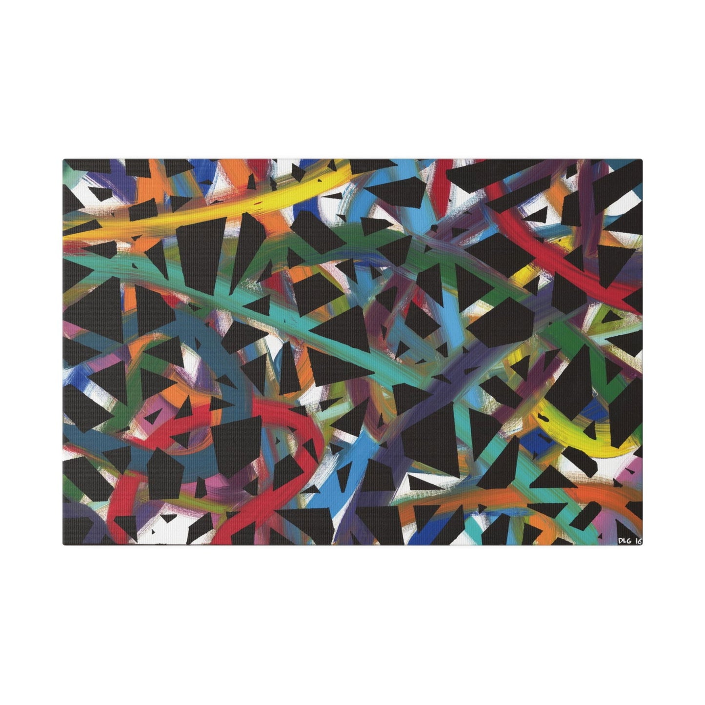 Cross Roads abstract piece — premium canvas art for sale with vivid brushwork.