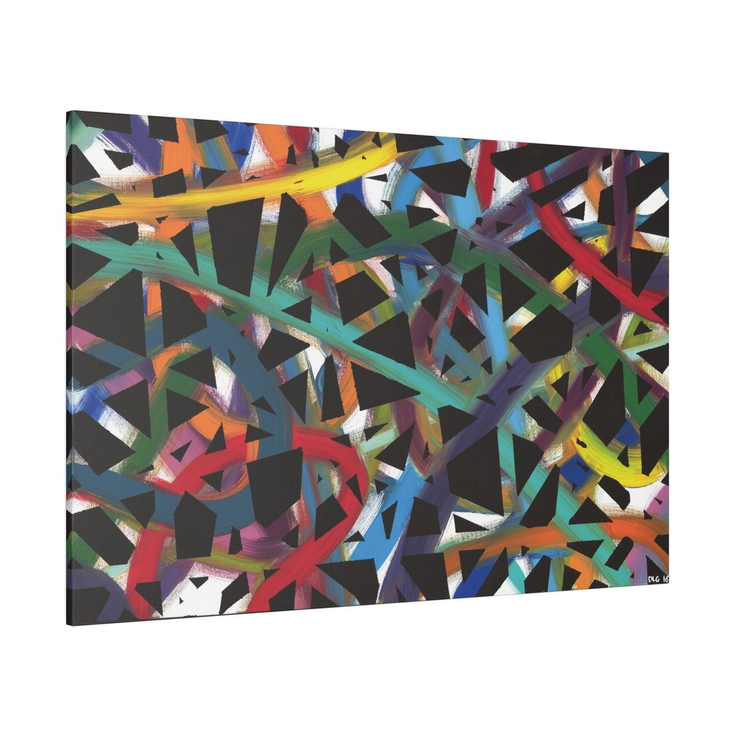 Cross Roads canvas art print — bold abstract canvas art design perfect for contemporary spaces.