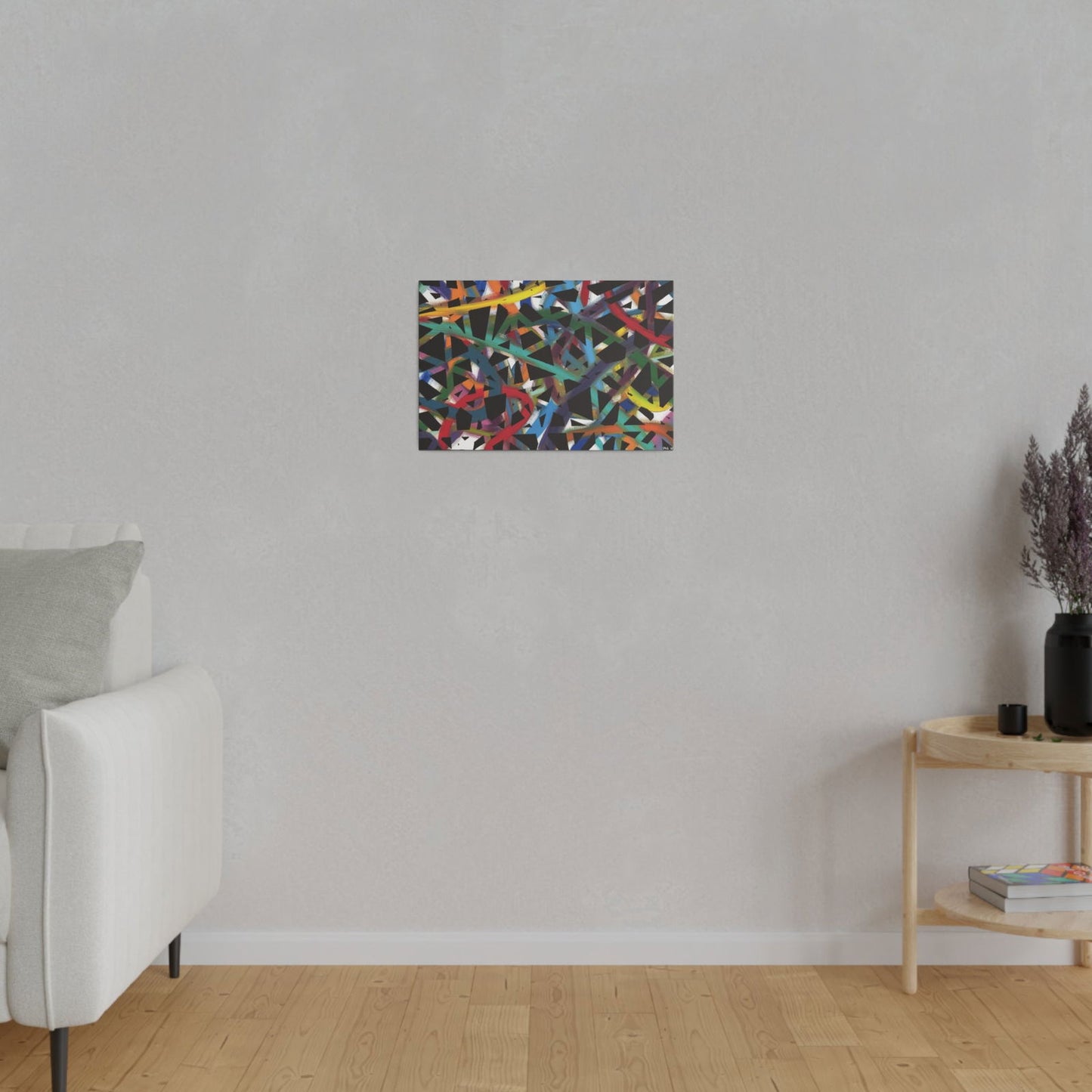 Cross Roads framed piece — elegant framed canvas wall art for modern interiors.