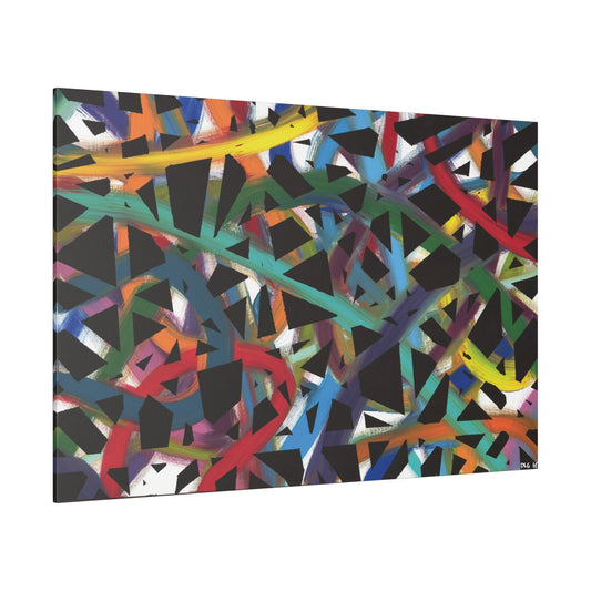 Modern Cross Roads canvas — vibrant canvas wall decor for stylish homes and offices.