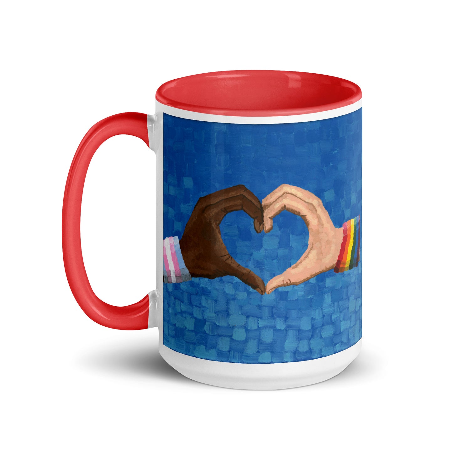 Loving Pride mug in a gift box — ideal for birthdays, Pride Month, or meaningful moments, expressing that love is in the art.