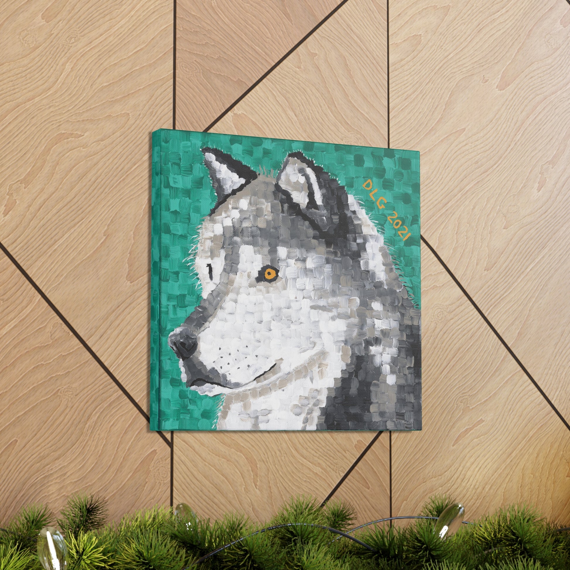 Wolf 1 Canvas Gallery Wraps Dorrin Gingerich Art