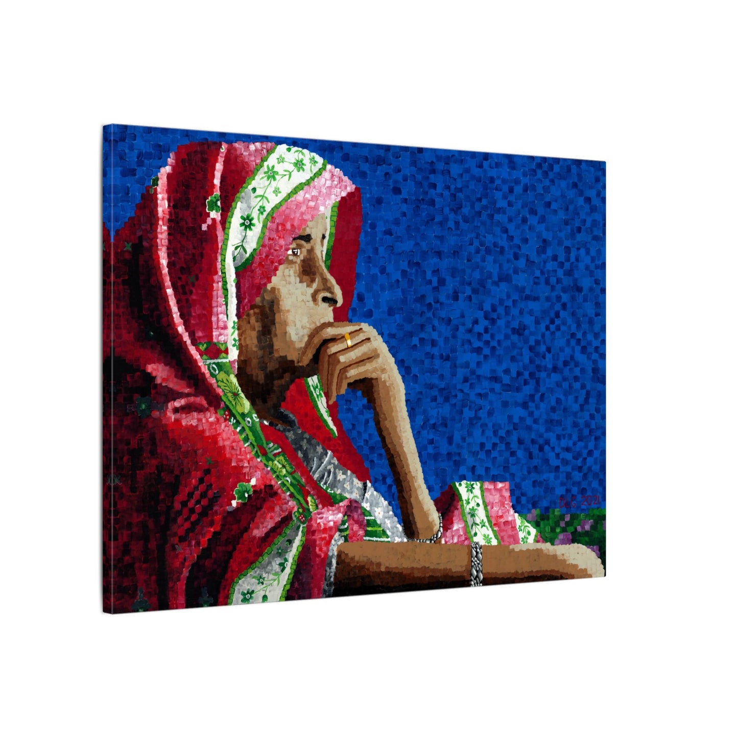 Indian Woman at Wedding | Canvas Print