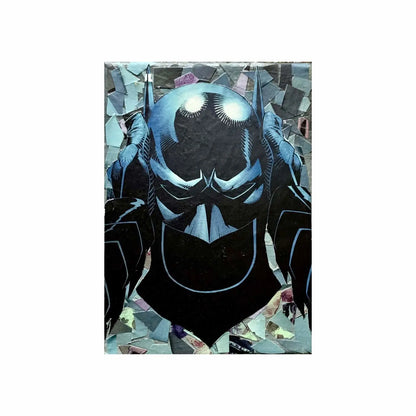 Batman Mask | Comic Collage | 5x7 | ORIGINAL - Batman Mask | Collage Collage | 5x7 | ORIGINAL - Dorrin Gingerich Art - Mini Batman Mask Collage Dorrin Gingerich Art