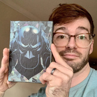 Batman Mask | Comic Collage | 5x7 | ORIGINAL - Batman Mask | Collage Collage | 5x7 | ORIGINAL - Dorrin Gingerich Art - Mini Batman Mask Collage Dorrin Gingerich Art