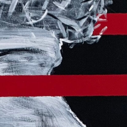 Chosen Ignorance | 16x20 | ORIGINAL - Chosen Ignorance | 16x20 | ORIGINAL - Dorrin Gingerich Art - Chosen Ignorance | 16x20 | Acrylic Paint on Canvas Dorrin Gingerich Art