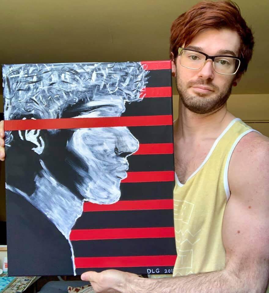 Chosen Ignorance | 16x20 | ORIGINAL - Chosen Ignorance | 16x20 | ORIGINAL - Dorrin Gingerich Art - Chosen Ignorance | 16x20 | Acrylic Paint on Canvas Dorrin Gingerich Art