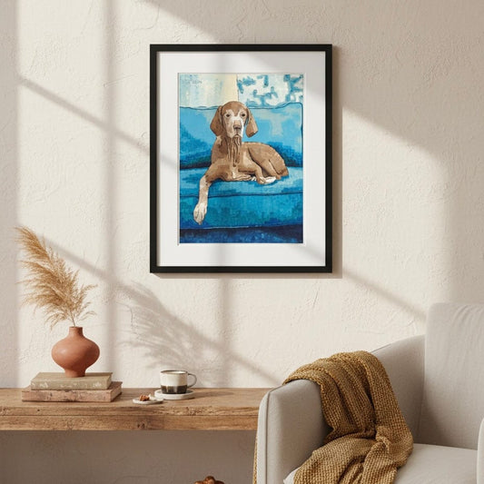 Vizsla Dog | Art Print Dorrin Gingerich Art