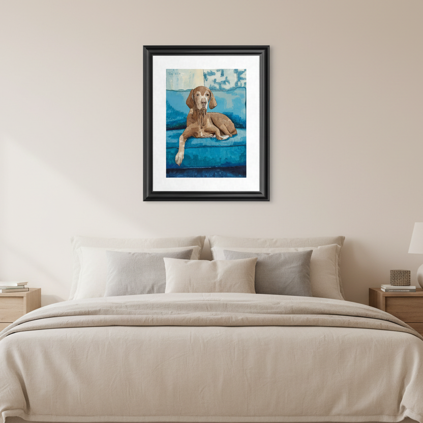 Vizsla Dog | Art Print Dorrin Gingerich Art