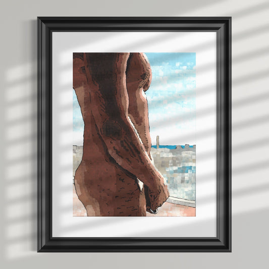 Naked Window | Art Print