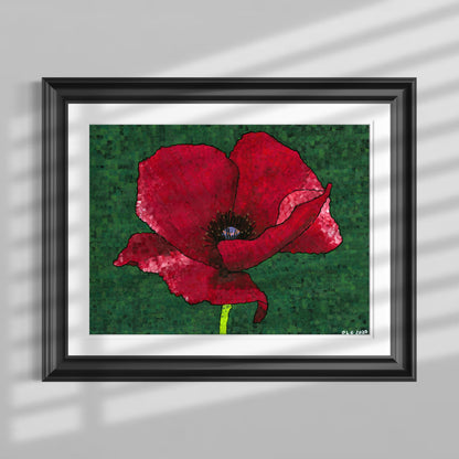 Poppy Flower 1 | Art Print on Paper