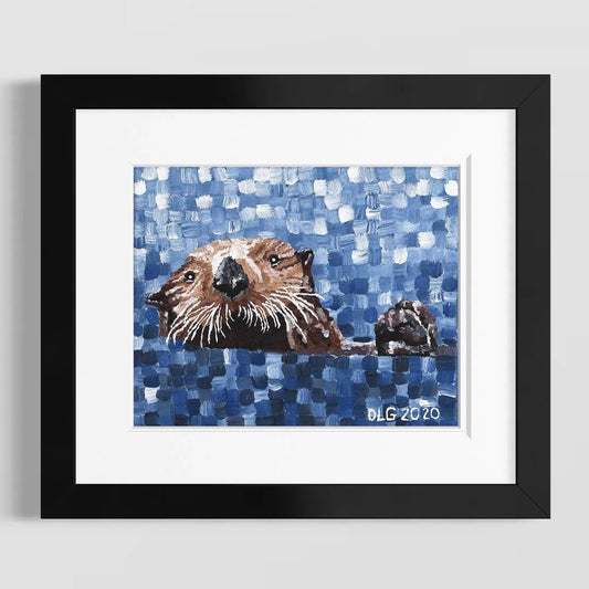 Sea Otter | Art Print on Paper