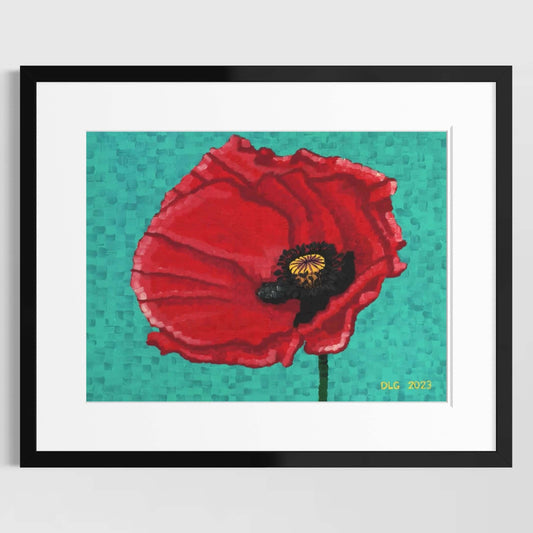 Poppy Flower 2 | Art Print on Paper