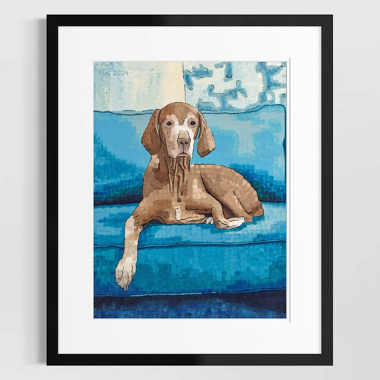Vizsla Dog | Art Print