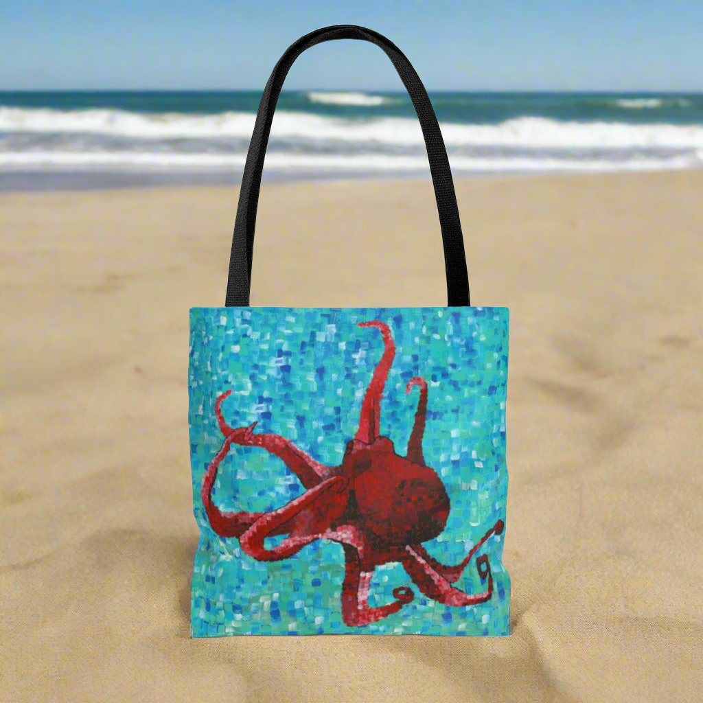 Octopus Tote Bag - Dorrin Gingerich Art