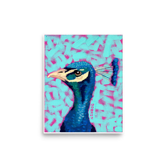Peacock | Art Print - Peacock | Art Print - Dorrin Gingerich Art - Peacock Paper Print 8x10