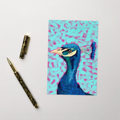 Peacock Greeting Cards - Dorrin Gingerich Art