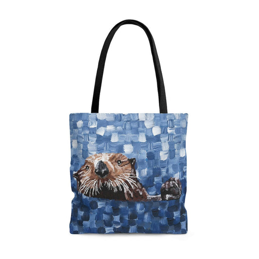 Sea Otter Tote Bag - Sea Otter Tote Bag - Dorrin Gingerich Art - Otter 1 Tote Bag Dorrin Gingerich Art