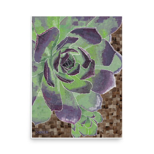 Succulent | Paper Art Print - Succulent | Paper Art Print - Dorrin Gingerich Art - Succulent | Paper Art Print Dorrin Gingerich Art