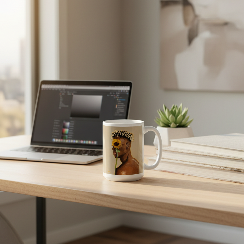 Sunflower Vision | Mug Dorrin Gingerich Art