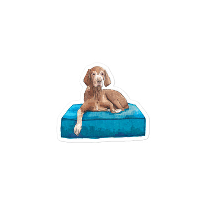 Vizsla Dog Sticker - Dorrin Gingerich Art