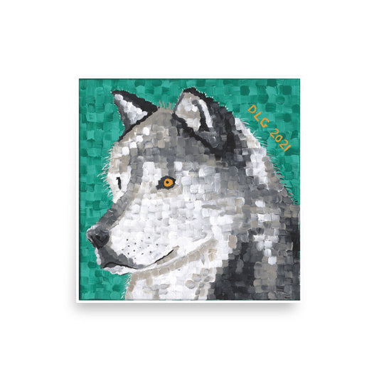 Wolf Art Print - Wolf Art Print - Dorrin Gingerich Art - Wolf 1 Matte Print Dorrin Gingerich Art