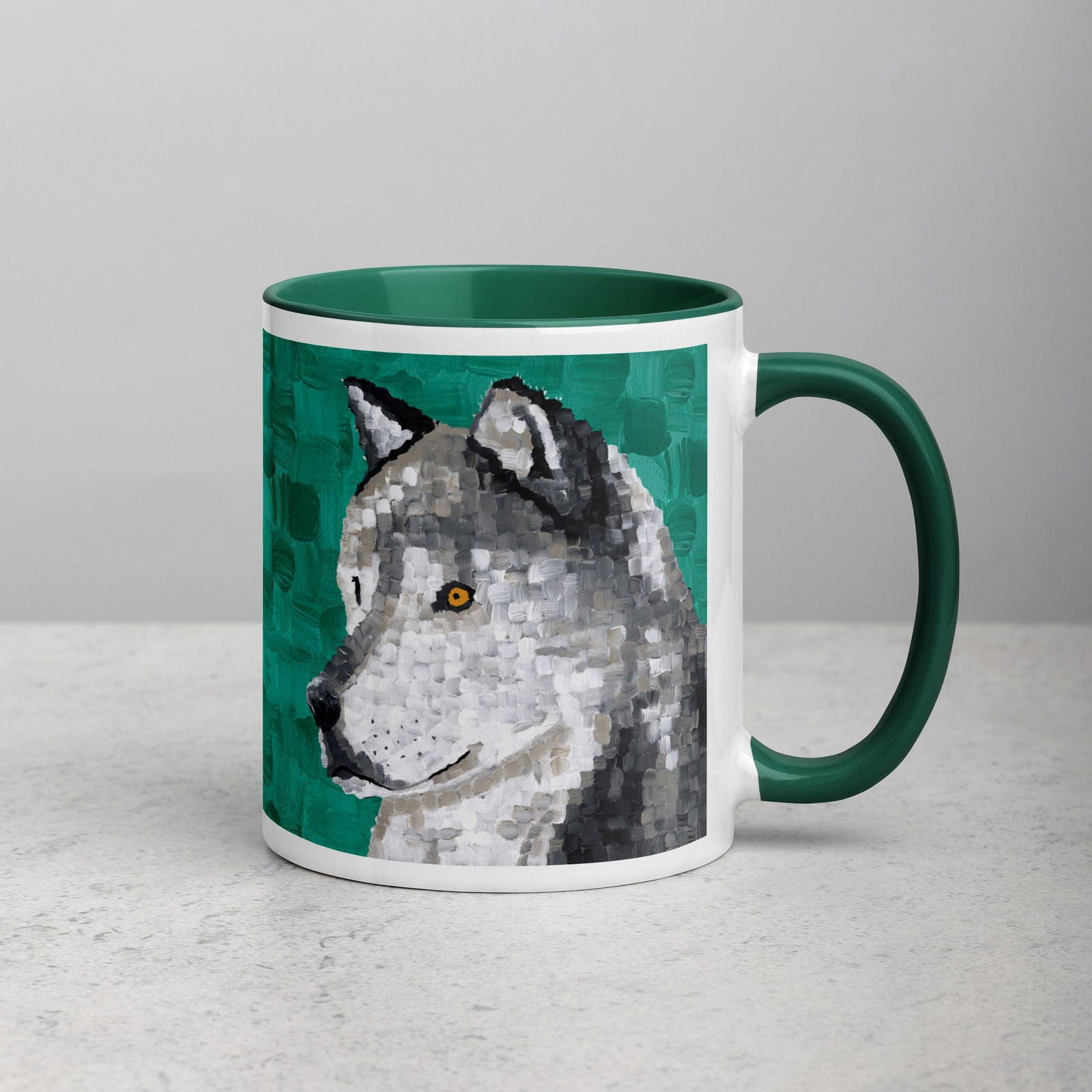 Wolf Mug - Dorrin Gingerich Art
