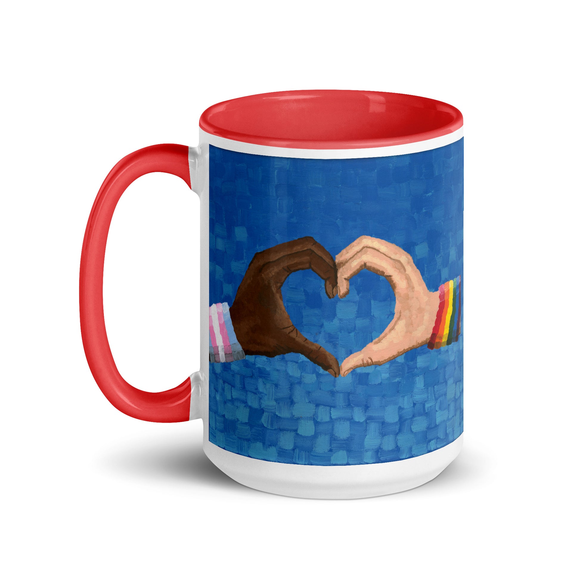 Loving Pride mug in a gift box — ideal for birthdays, Pride Month, or meaningful moments, expressing that love is in the art.