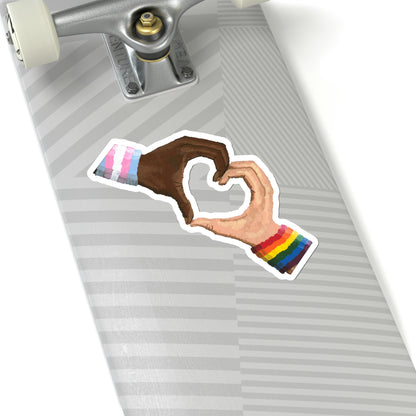 Loving Pride Stickers Dorrin Gingerich Art