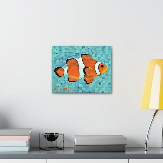 Clownfish 1 Canvas Print Dorrin Gingerich Art