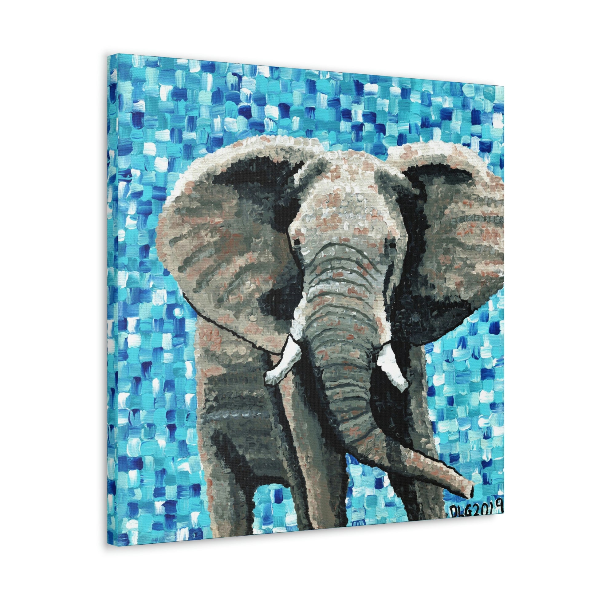 Elephant 1 Canvas Print Dorrin Gingerich Art