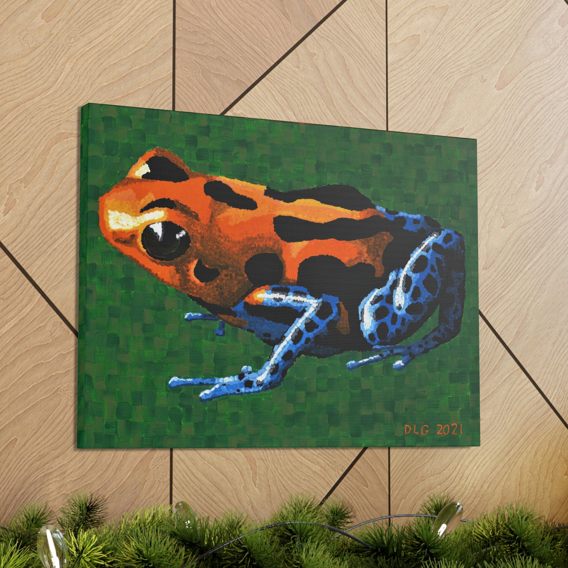 Dart Frog 1 Canvas Wraps Dorrin Gingerich Art