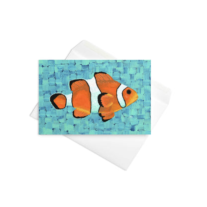 Clownfish 1 Greeting Cards Dorrin Gingerich Art