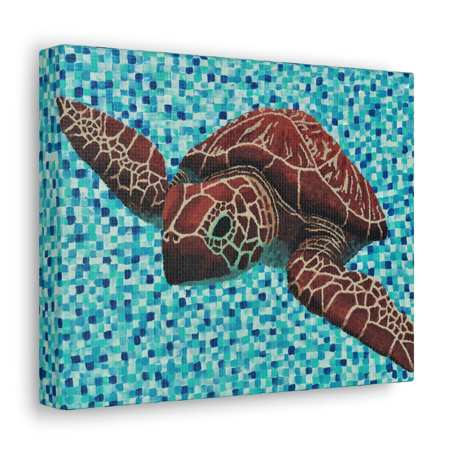 Sea Turtle 1 Canvas Print Dorrin Gingerich Art
