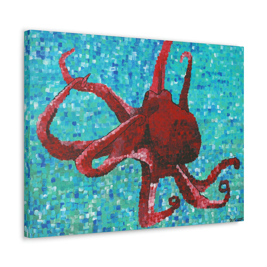 Octopus 1 Canvas Print Dorrin Gingerich Art