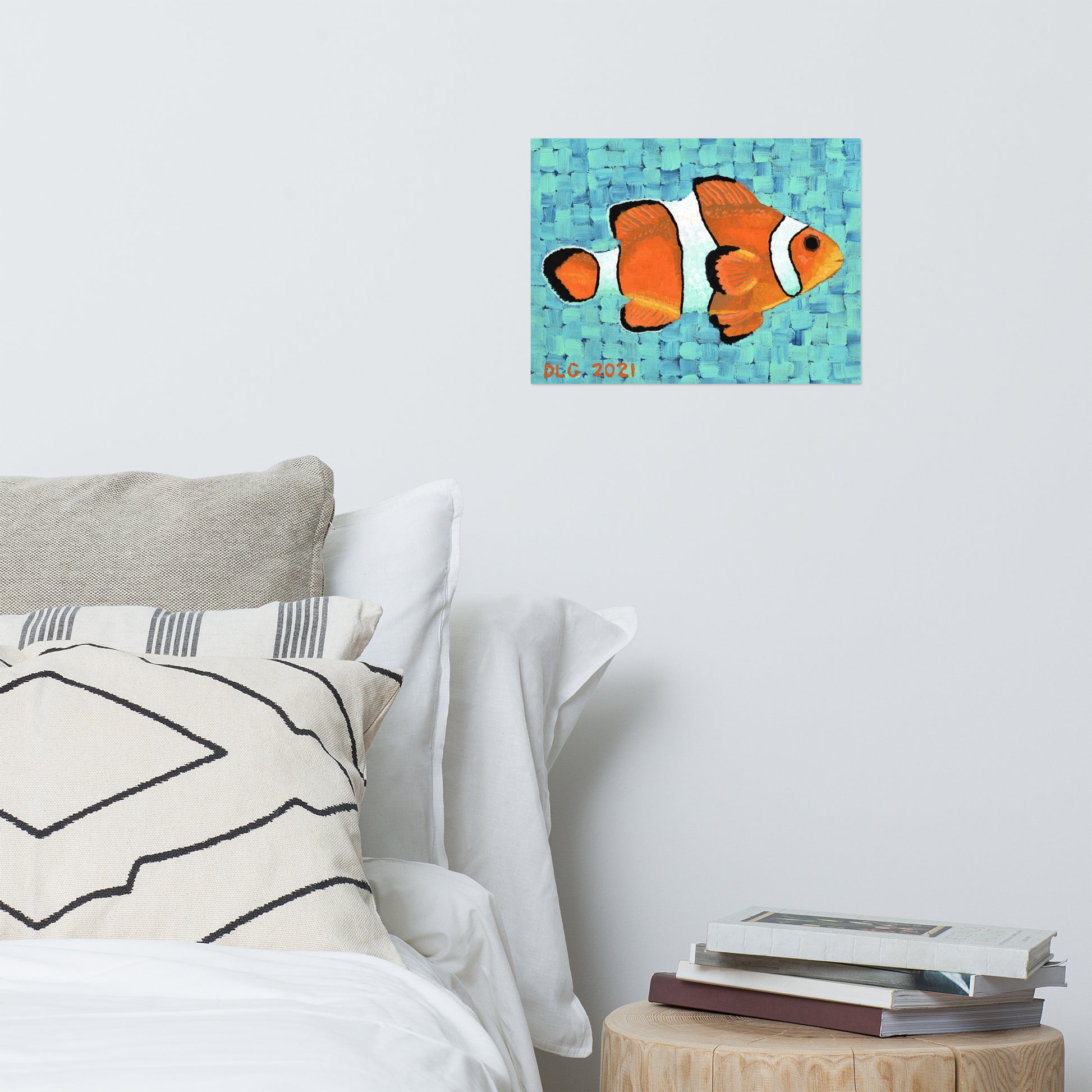Clownfish 1 Matte Print Dorrin Gingerich Art