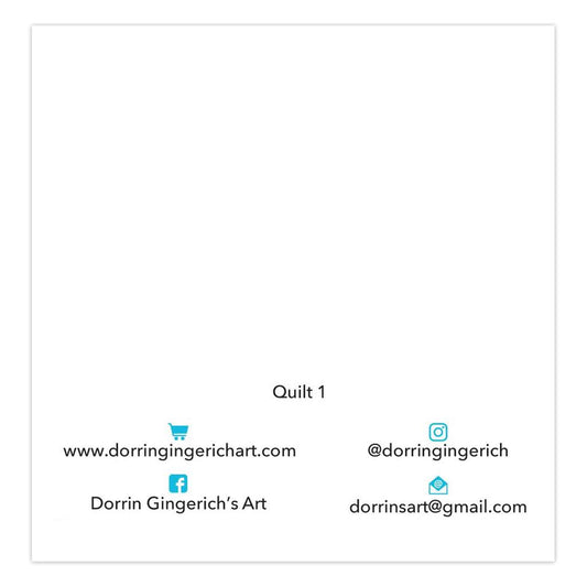 Quilt 1 Greeting Cards Dorrin Gingerich Art